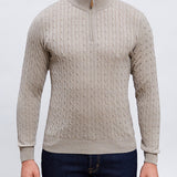 Premium Cable Highneck with Zipper