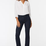 Barbara Petite Stretch Shaping Bootcut Jeans