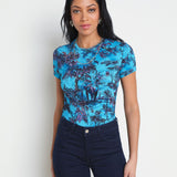 Ressi Short Sleeves Crew Jungle Top