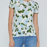 Ressi Short Sleeves Hydrangea