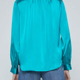 Bianca Band Collar Blouse