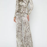 Bensen Wrap Blouse With Buckle