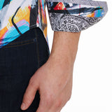 Proteus Brushstroke Long Sleeve Classic Fit Shirt