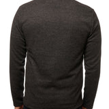 Virgo Classic Fit Chenille Sweater with Quarter Zipper Closure