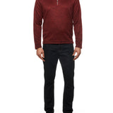 Virgo Classic Fit Sweater with Quarter Zipper Closure