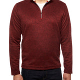 Virgo Classic Fit Sweater with Quarter Zipper Closure