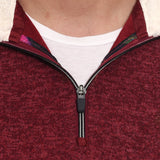 Virgo Classic Fit Sweater with Quarter Zipper Closure