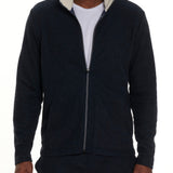 Eclipse classic fit sweater with full zip closure