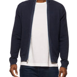 Buzz classic fit sweater with zipper front