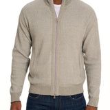 Buzz classic fit sweater with zipper front