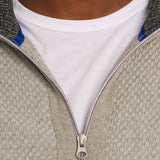 Buzz classic fit sweater with zipper front