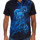 Deep Blue Short Sleeve Classic Fit Shirt