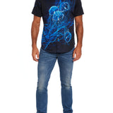 Deep Blue Short Sleeve Classic Fit Shirt