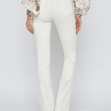 Ruth High-rise Straight Raw Hem Pants