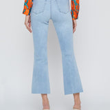Kendra High-Rise Crop Flare Pants