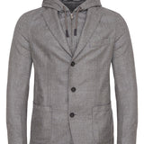 Solid Loro Piana D-Constructed Shirt Jacket