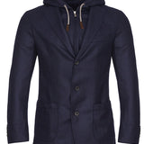 Solid Loro Piana D-Constructed Shirt Jacket