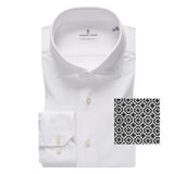 Modern 4Flex Black & White Stretch Knit Shirt
