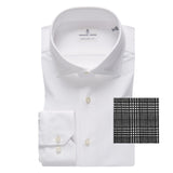 Modern 4Flex Black & White Stretch Knit Shirt