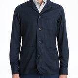 Wool Flannel D-Constructed Shirt Jacket