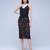 Royal Pencil Skirt