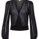 Cayson Lace Trim Blouse