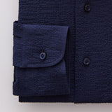 Textured Crinkle Casual Sartorial Shirt