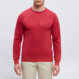 Medium Red Light Gauge Crew Neck