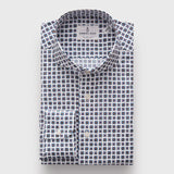 Stretch Poplin Pattern Shirt