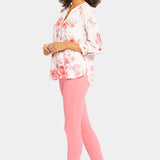 Floral Pintuck Blouse