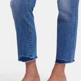 Sheri Stretch Ankle Fray Hem Pants