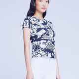Ressi Short Sleeves Crew Graffiti
