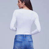 Winona V-Neck Bodysuit