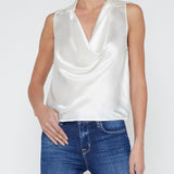 Colter Cowl Neck Sleeveless Blouse