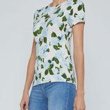 Ressi Short Sleeves Hydrangea