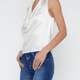 Colter Cowl Neck Sleeveless Blouse