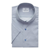 Printed Stretch Poplin S/S Sport Casual Shirt