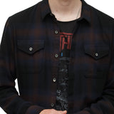 Dale Regular Fit Long Sleeve Western Sport Shirt with Button Closure