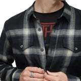 Dale Regular Fit Long Sleeve Western Sport Shirt with Button Closure