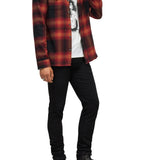 Dale Regular Fit Long Sleeve Western Sport Shirt with Button Closure