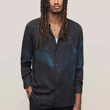 Ross Slim Fit Long Sleeve Sport Shirt Bluff Edge Button