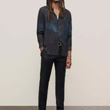 Ross Slim Fit Long Sleeve Sport Shirt Bluff Edge Button