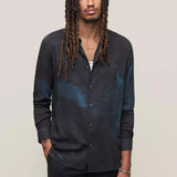 Ross Slim Fit Long Sleeve Sport Shirt Bluff Edge Button