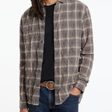 Ross Slim Fit Long Sleeve Sport Shirt Bluff Edge Button