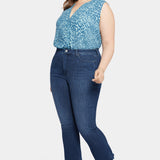 High-Rise Slim Bootcut Ankle with Fray
