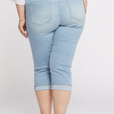 Marilyn Straight Crop Jeans In Plus Size
