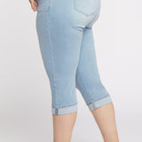 Marilyn Straight Crop Jeans In Plus Size