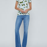 Ressi Short Sleeves Hydrangea