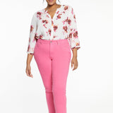 Marilyn Straight Ankle Jeans In Plus Size