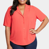 Short Sleeves Gabrielle Blouse